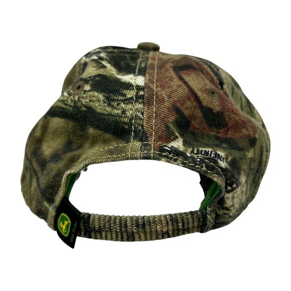 John Deere Toddler 2T/3T Green Camouflage Hat One Size Embroidered Logo Camo - Picture 8 of 16